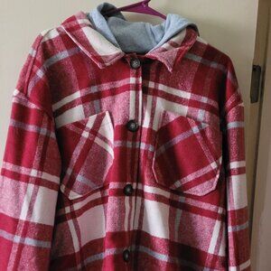 Plaid Peacoat